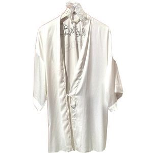Victoria's Secret Bride Robe Bling White  Bridal